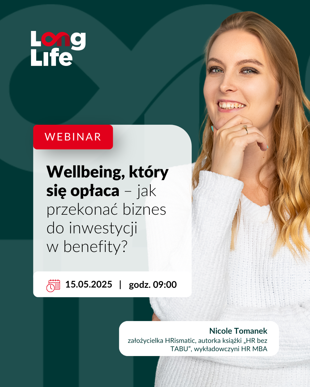 Materiały archiwalne wydarzenia Wellbeing, który się opłaca - jak przekonać biznes do inwestycji w benefity? WEBINAR
